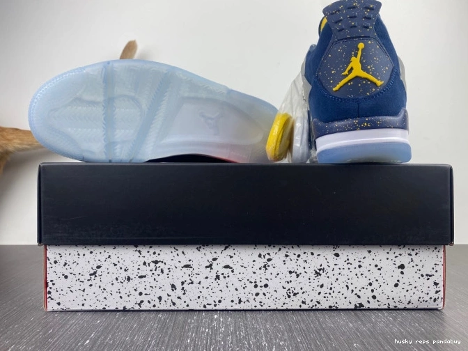 Rep Husky Retro Air 4 Jordan AJ4-1036660 Michigan (PE) 0713